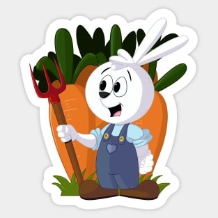 RABBIT FARMER Sticker